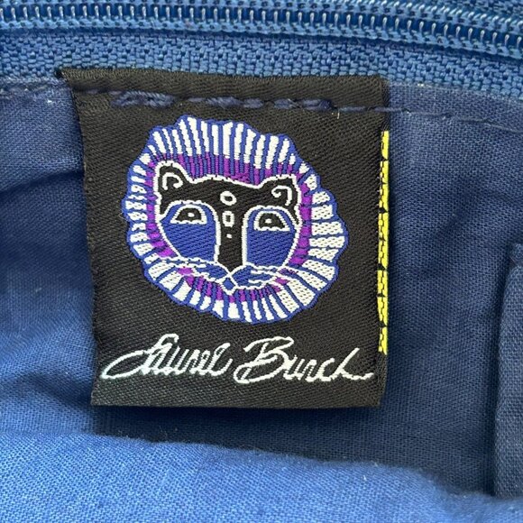 Vtg Laurel Burch Purse Cat Dog Tapestry Velvet‎ Sequin Animal Lover Kitchy 18758 - Picture 4 of 11